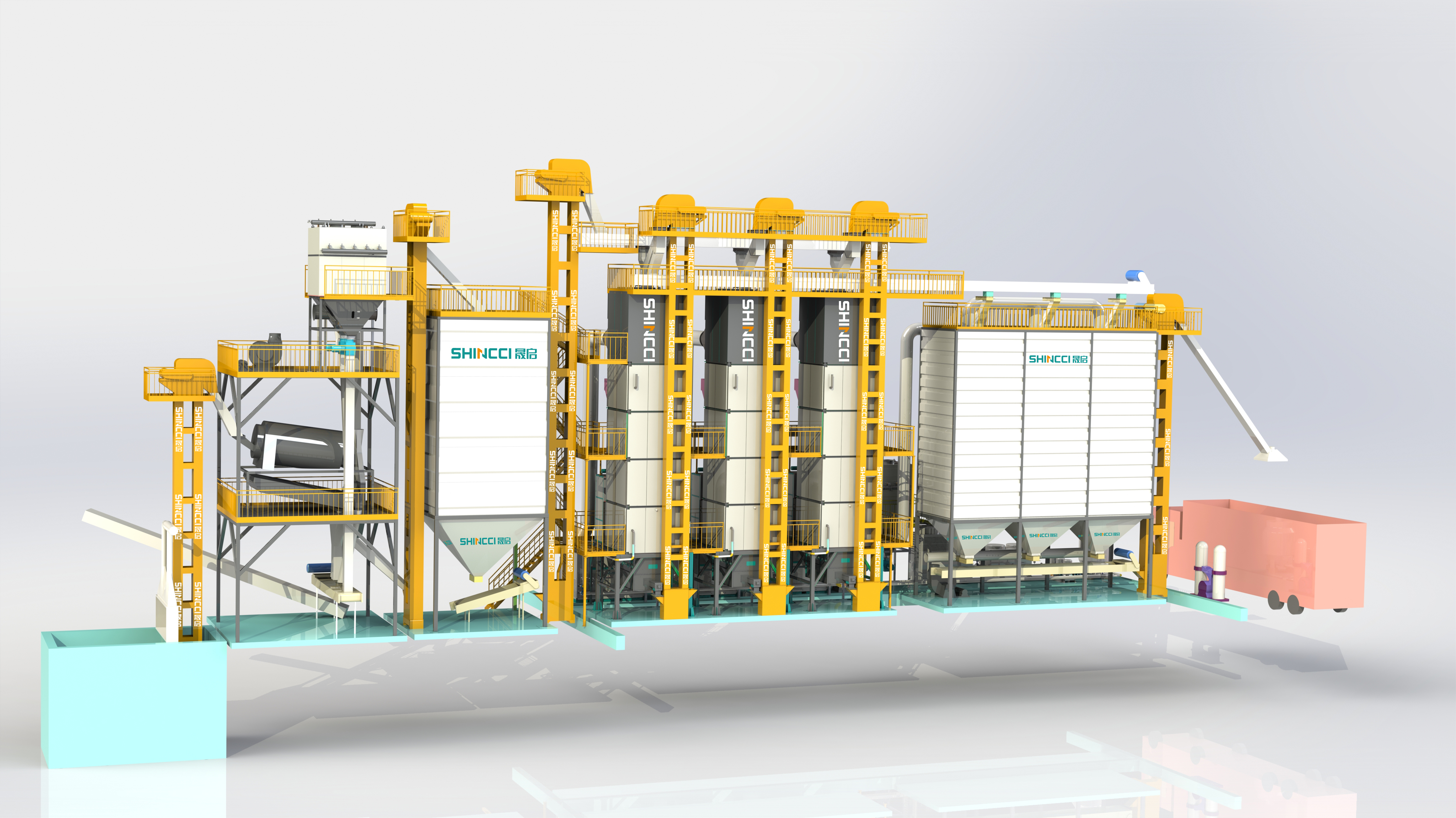 間壁式顆粒流干燥機（第二代）